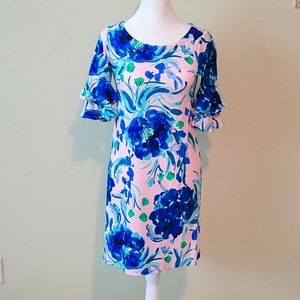 Lily Pulitzer pink and blue XXS dress